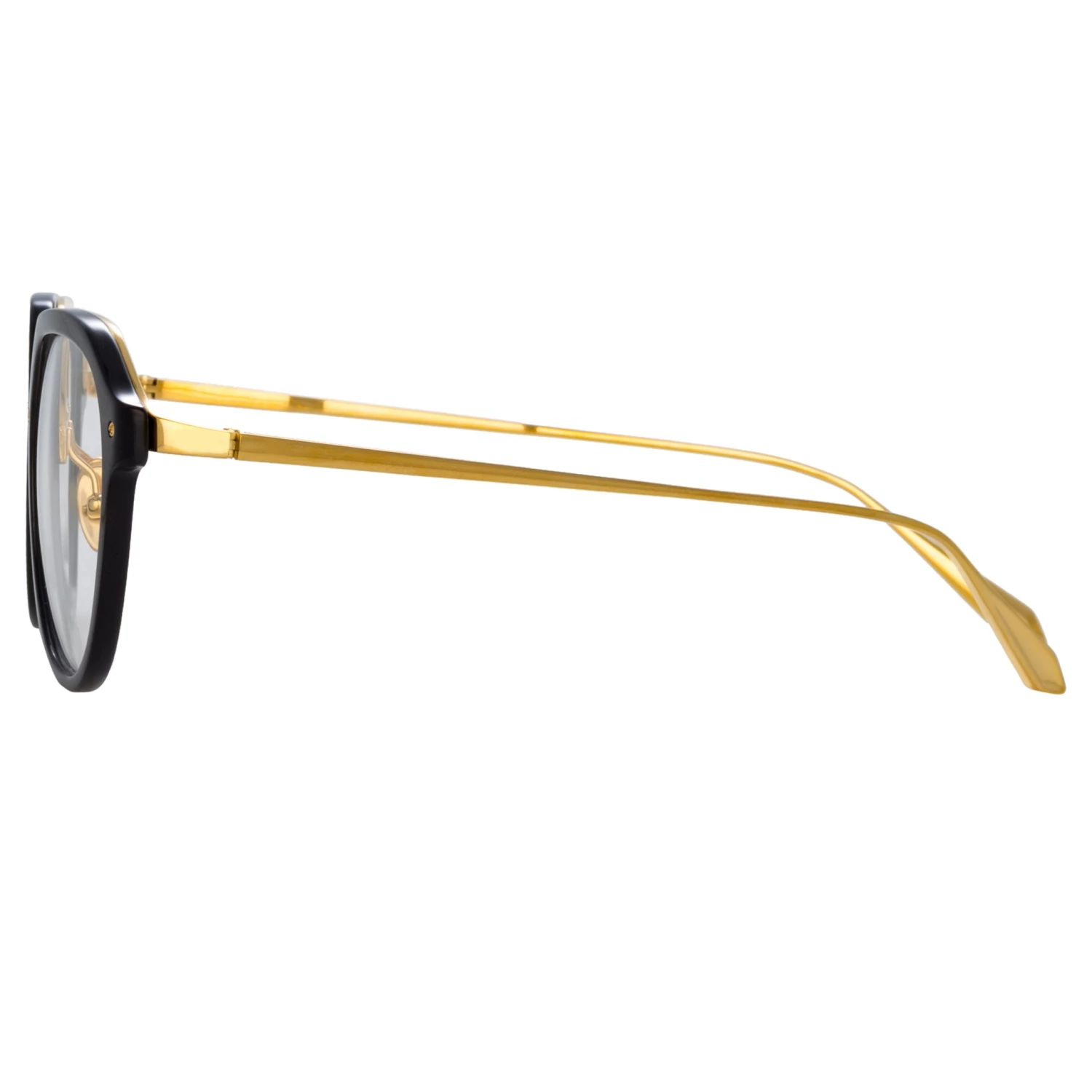 LINDA FARROW (U.K.) Cacao Angular Sunglasses In Black 3 LINDA FARROW (U.K.) Cacao Angular Sunglasses In Black