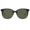 LINDA FARROW (U.K.) Palla D-Frame Sunglasses In Tortoiseshell Women's