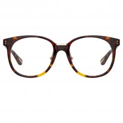 Linda Farrow Palla Optical D-Frame Frame In Tortoiseshell