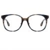 Linda Farrow The LINDA FARROW Spring/Summer '22 Collection Palla Optical D-Frame Frame In Blue Tortoiseshell