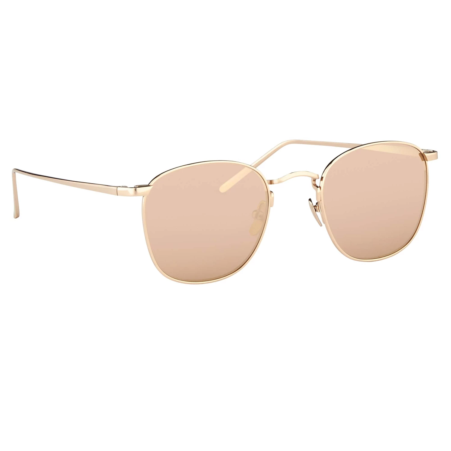 Linda Farrow Women's The Simon | Square Sunglasses In Rose Gold Frame (C3) 2 Linda Farrow Women's The Simon | Square Sunglasses In Rose Gold Frame (C3)