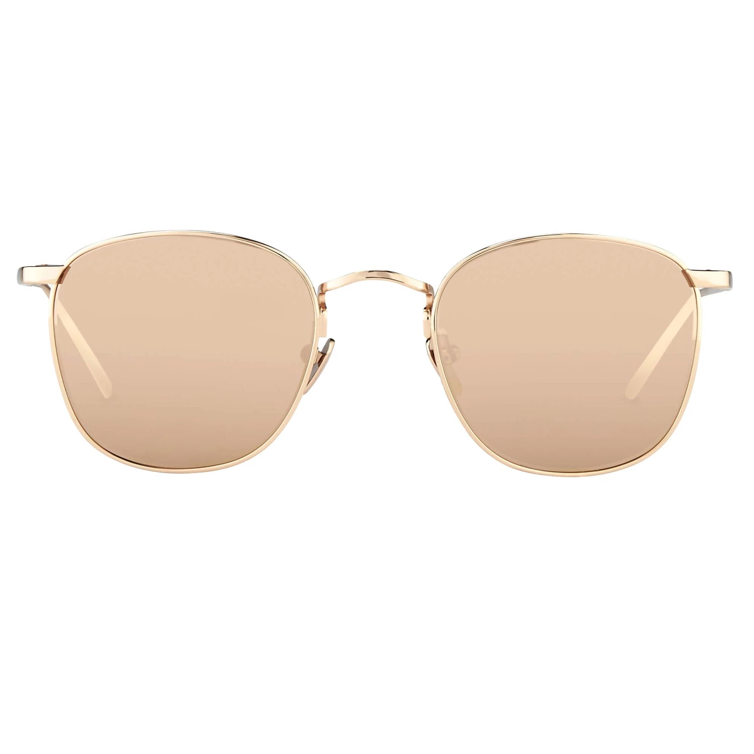 Linda Farrow Women's The Simon | Square Sunglasses In Rose Gold Frame (C3) 1 Linda Farrow Women's The Simon | Square Sunglasses In Rose Gold Frame (C3)