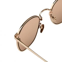 Linda Farrow Women's The Simon | Square Sunglasses In Rose Gold Frame (C3) 9 Linda Farrow Women's The Simon | Square Sunglasses In Rose Gold Frame (C3)