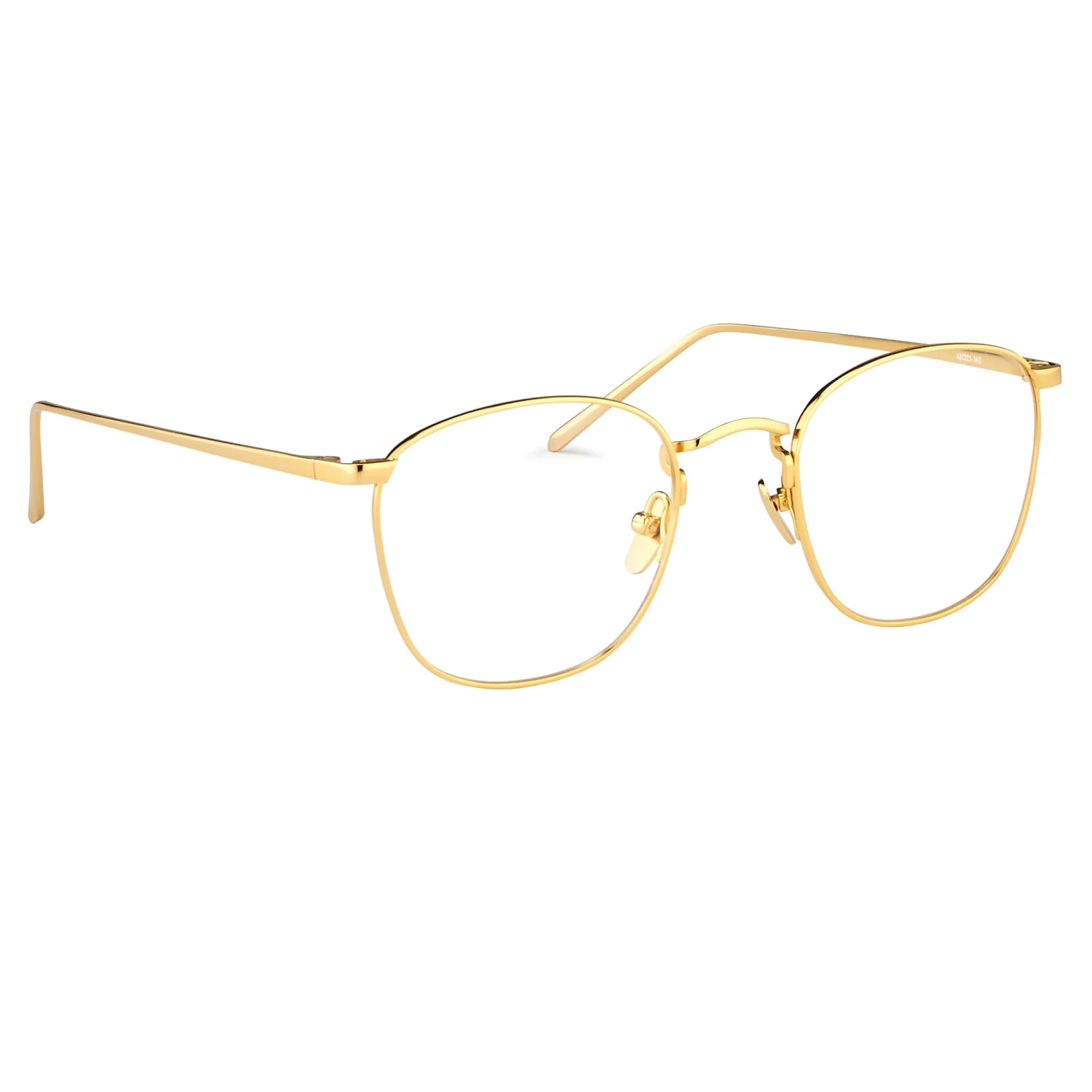 Linda Farrow The Simon | Square Optical Frame In Yellow Gold (C6) 3 Linda Farrow The Simon | Square Optical Frame In Yellow Gold (C6)