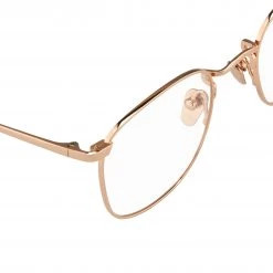 Linda Farrow The Simon | Square Optical Frame In Rose Gold (C8) The CORE Optical Collection