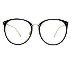 Linda Farrow The Kings | Oversized Optical Frame In Black (C7)