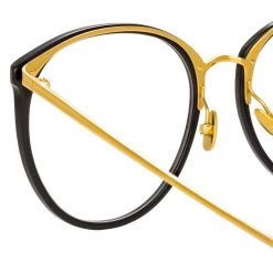Linda Farrow The Kings | Oversized Optical Frame In Black (C7)