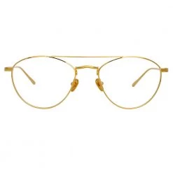 Linda Farrow Caine C8 Aviator Optical Frame