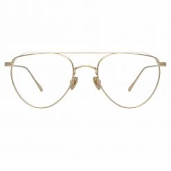 Linda Farrow Auguste C2 Aviator Optical Frame