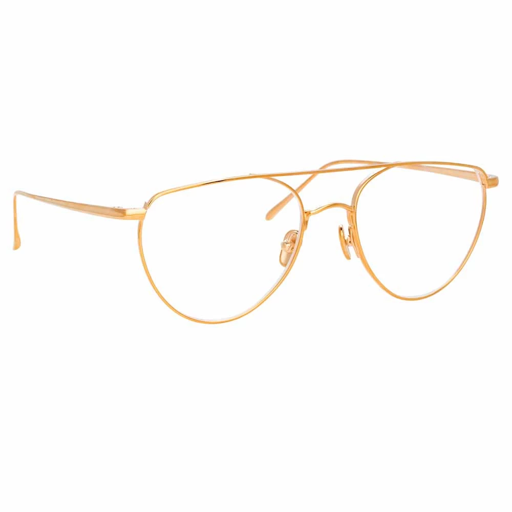Linda Farrow Auguste C3 Aviator Optical Frame 2 Linda Farrow Auguste C3 Aviator Optical Frame