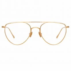 Linda Farrow Auguste C3 Aviator Optical Frame