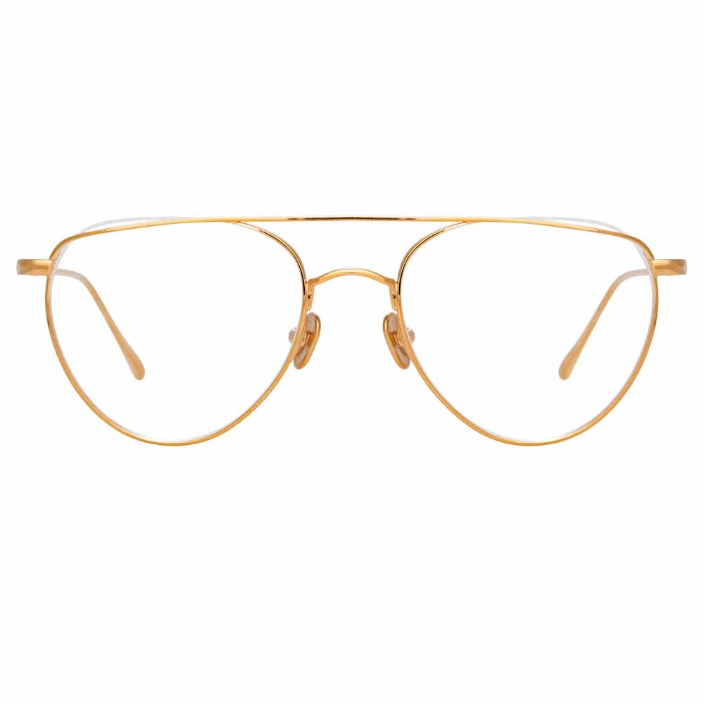 Linda Farrow Auguste C3 Aviator Optical Frame 1 Linda Farrow Auguste C3 Aviator Optical Frame