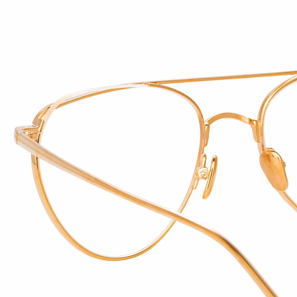 Linda Farrow Auguste C3 Aviator Optical Frame 4 Linda Farrow Auguste C3 Aviator Optical Frame