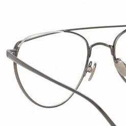 Linda Farrow Auguste C4 Aviator Optical Frame