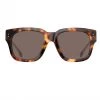 Linda Farrow Women's The Amber | D-Frame Sunglasses In Tortoiseshell (C2)