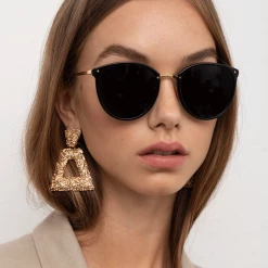 Linda Farrow Women's The Calthorpe | Oval Sunglasses In Brown Frame (C75)