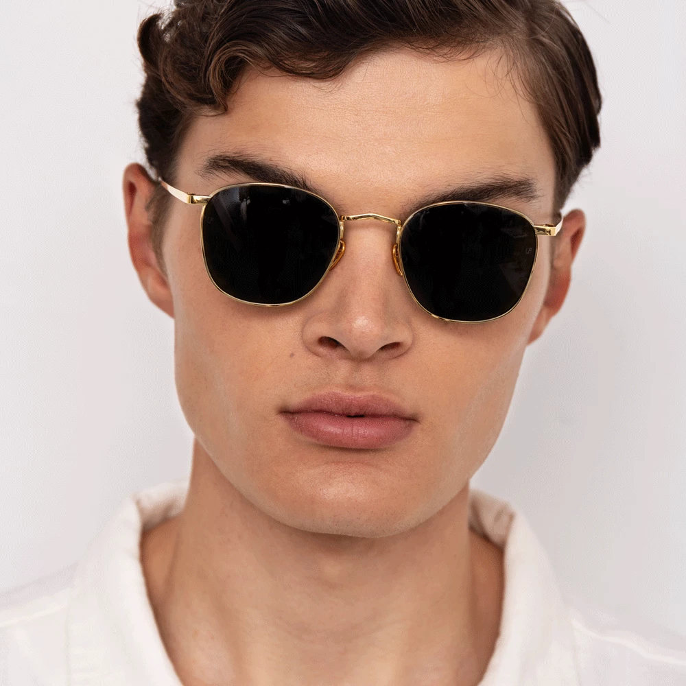 Linda Farrow Women's The Simon | Square Sunglasses In Rose Gold Frame (C3) 6 Linda Farrow Women's The Simon | Square Sunglasses In Rose Gold Frame (C3)