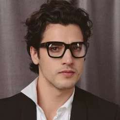 Linda Farrow The CORE Optical Collection The Max | Optical D-Frame In Black (C1)