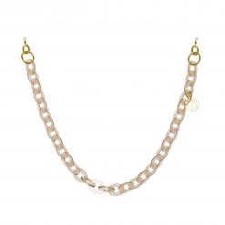 LINDA FARROW (U.K.) Accessories Ash Oval Link Acetate Chain