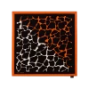 Linda Farrow Orange Animal Print Scarf 90cm Accessories
