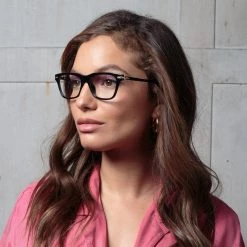 Linda Farrow Linear Mae Cat Eye Optical Frame In Ash