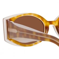 Matthew Williamson Bluebell Cat Eye Sunglasses In Tortoiseshell Women's