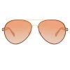 Matthew Williamson Primrose Aviator Sunglasses In Orange