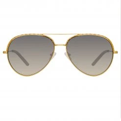Matthew Williamson Magnolia Sunglasses In Yellow Gold