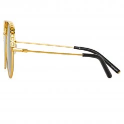 Matthew Williamson Magnolia Sunglasses In Yellow Gold 7 Matthew Williamson Magnolia Sunglasses In Yellow Gold