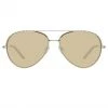 Matthew Williamson Magnolia Sunglasses In Silver