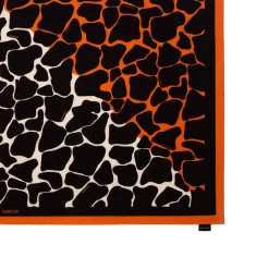 Linda Farrow Orange Animal Print Scarf 90cm Accessories 5 Linda Farrow Orange Animal Print Scarf 90cm Accessories