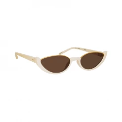 Ralph & Russo Robyn Cat Eye Sunglasses In Cream Women's