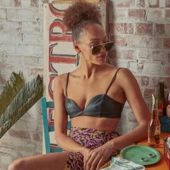 LINDA FARROW (U.K.) The Asher | Asher Aviator Sunglasses In Yellow Gold Frame (C1)