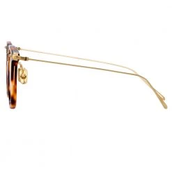 Linda Farrow Linear Stern A C7 Square Optical Frame