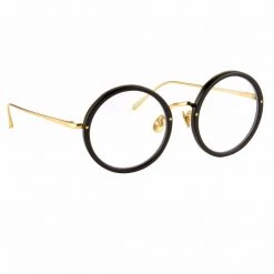 Linda Farrow The CORE Optical Collection The Tracy | Oversized Optical Frame In Black (C1)