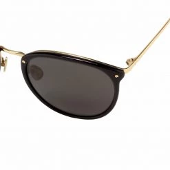 Linda Farrow The Calthorpe | Men's Oval Sunglasses In Black Frame(C13) Women's