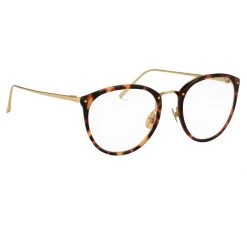 Linda Farrow The CORE Optical Collection The Calthorpe | Men's Oval Optical Frame In Tortoiseshell (C15) 7 Linda Farrow The CORE Optical Collection The Calthorpe | Men's Oval Optical Frame In Tortoiseshell (C15)