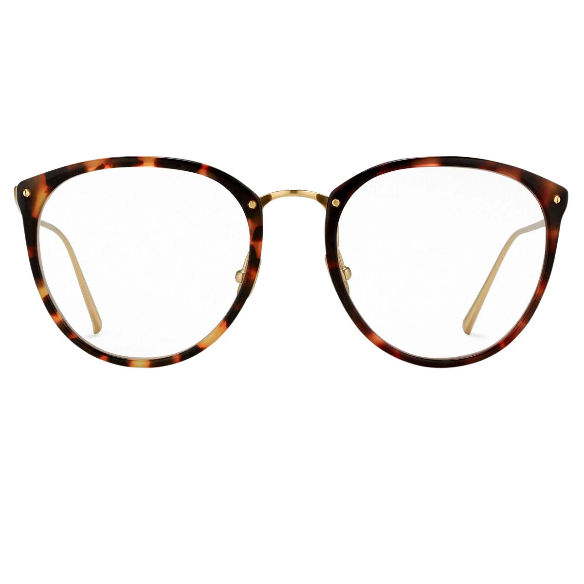 Linda Farrow The Calthorpe | Oval Optical Frame In Tortoiseshell (C15) 1 Linda Farrow The Calthorpe | Oval Optical Frame In Tortoiseshell (C15)
