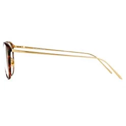 Linda Farrow The CORE Optical Collection The Calthorpe | Men's Oval Optical Frame In Tortoiseshell (C15) 8 Linda Farrow The CORE Optical Collection The Calthorpe | Men's Oval Optical Frame In Tortoiseshell (C15)