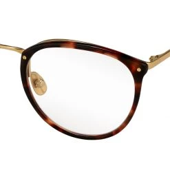Linda Farrow The CORE Optical Collection The Calthorpe | Men's Oval Optical Frame In Tortoiseshell (C15) 9 Linda Farrow The CORE Optical Collection The Calthorpe | Men's Oval Optical Frame In Tortoiseshell (C15)