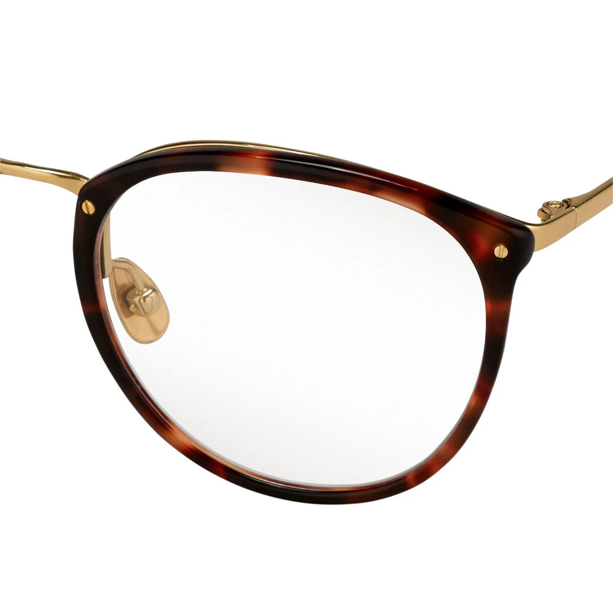 Linda Farrow The CORE Optical Collection The Calthorpe | Men's Oval Optical Frame In Tortoiseshell (C15) 5 Linda Farrow The CORE Optical Collection The Calthorpe | Men's Oval Optical Frame In Tortoiseshell (C15)