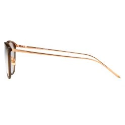 Linda Farrow The CORE Optical Collection The Calthorpe | Oval Optical Frame In Brown (C6)